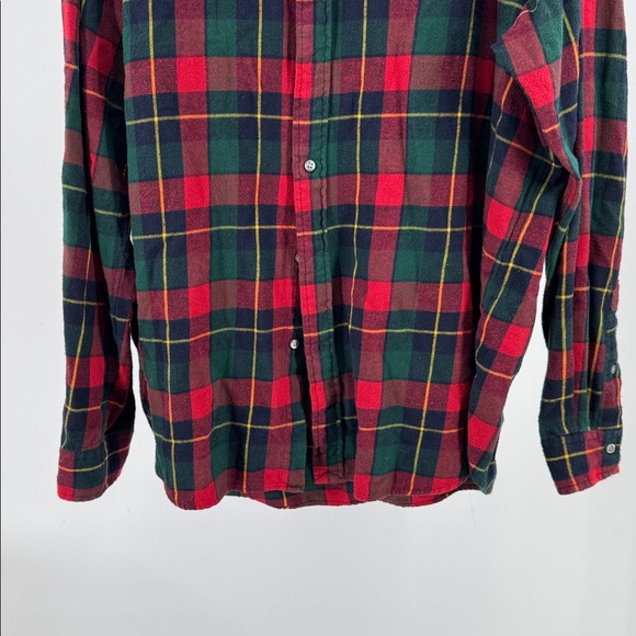Polo Ralph Lauren Red Green Plaid Casual Button Down Shirt flannel XL winter - Picture 9 of 12